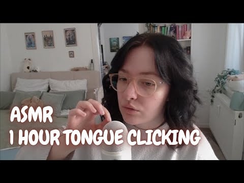 ASMR 1 Hour of Tongue Clicking | no talking, compilation