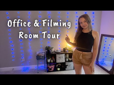 ASMR| OFFICE TOUR ✨LOFI whisper, camera tapping, textured scratching, crinkles✨