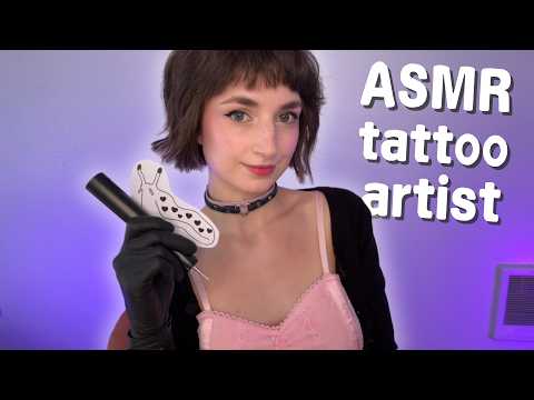 Tattoo Artist Roleplay ASMR (gloves, repeating words, slow speaking)