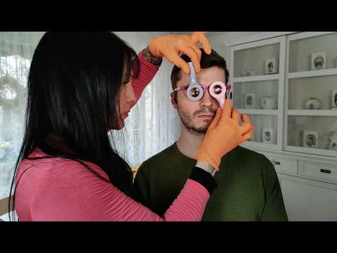 Glasses Fitting Of A Special Kind - Unique Adjustment Tools (ASMR)