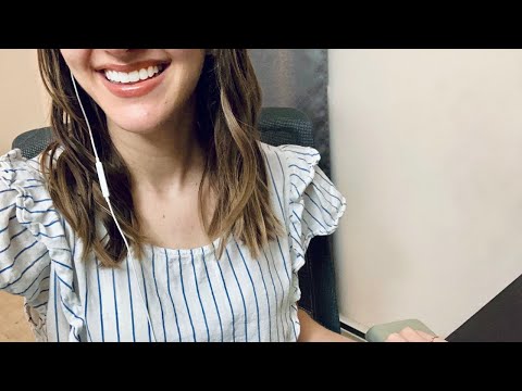 ASMR HR Customer Service Roleplay | Soft Spoken l Typing