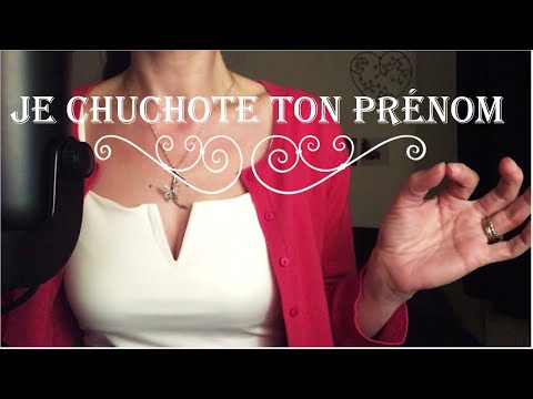 {ASMR} Je chuchote ton prénom * ton pseudo * chuchotements * whispering