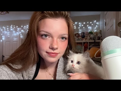 Cat ASMR pt. 2 🐾 | Purring, Petting, Whispering + Gentle Sounds