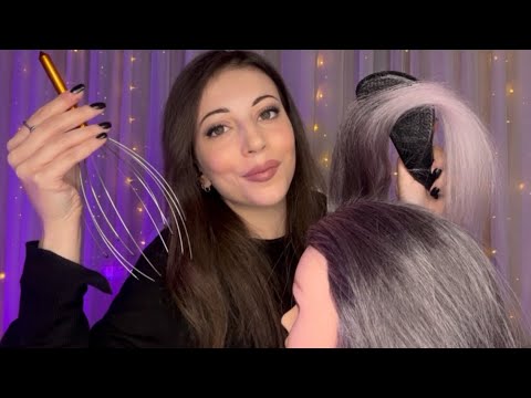 HAIR BRUSHING & GRATTINI FINCHÈ NON TI ADDORMENTI 🤤 Asmr Ita