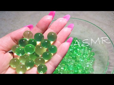 ASMR BINAURAL: ORBEEZ (BOLINHAS DE GEL / GEL BALLS)🎧