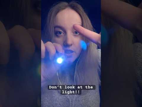 Do NOT look at the light 💡 ❌