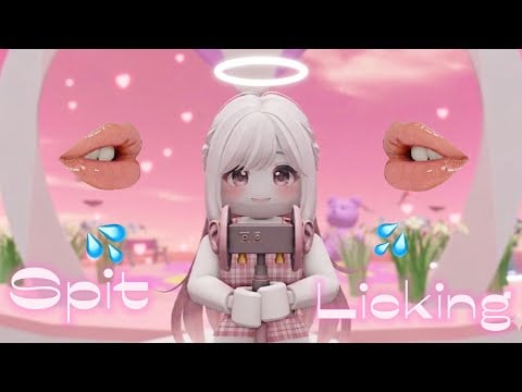 Roblox ASMR (3dio) ear to ear spitting licking no talking ⚠️ kisses relaxing noms 💤 for sleep