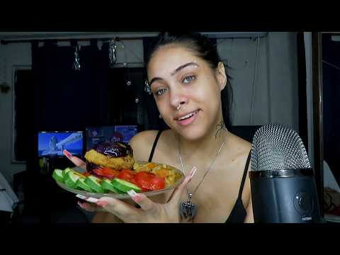 HAMBURGUESA MUKBANG sonidos crujientes y charlita final
