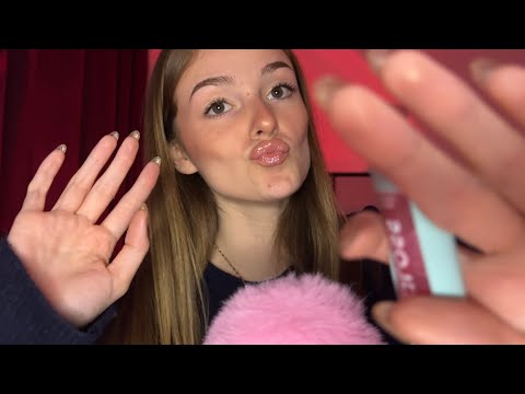 ASMR: BRUITS DE BOUCHE ET VISUEL👄 (hand movements & mouth sounds)