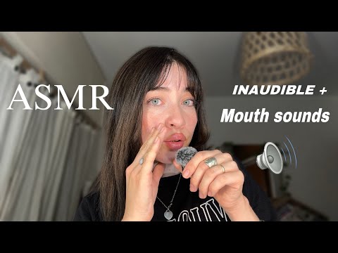 ASMR - Mouth sounds + INAUDIBLE 🤤🤯 relajate con estos sonidos