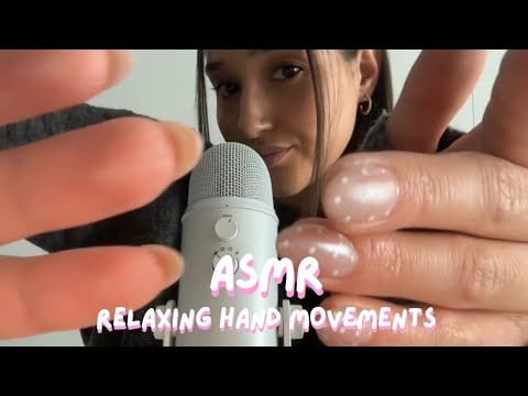 asmr - relaxing hand movements (plucking, mouth sounds) ✨