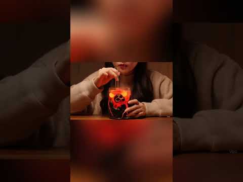 Lava Boba #asmrsounds #mukbang #asmrvideo