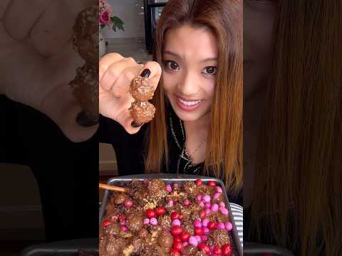 When Asian mom forgets Valentine’s Day and makes this last minute… #food #eating #mukbang #dessert