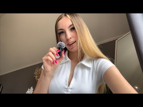 trying ASMR for the first time with the mini mic