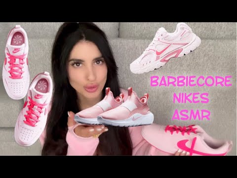 🎀asmr✨Barbiecore✨Nikes unboxing haul🎀