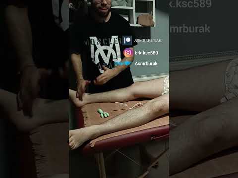 Techniques that help relieve muscle pain in the front of the legs #satisfying #relaxing #asmr #short