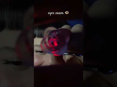 ASMR Eye Exam 👁️😴 Flashlight, Visual Triggers & Whispers (Relaxamento Profundo) #shortsasmr