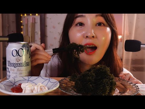 🍇오도도도독 바다포도 먹는 소리 ASMR｜이팅사운드