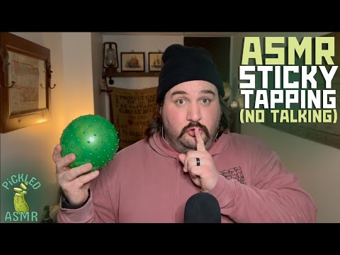 ASMR // Sticky Tapping (No Talking)