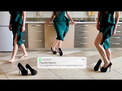 Peaceful Warrior in Crushing Land: High Heels & Bare Feet! Oddly Satisfying ASMR