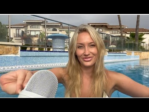 ASMR in the Pool but I got kicked out…