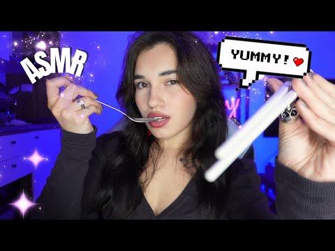 ASMR COMENDO VOCÊ VIVO👀 (Com consentimento 🤭)