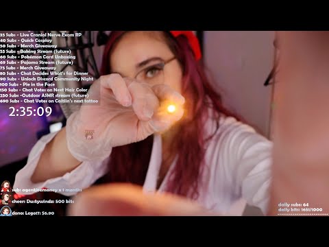 ASMR Live Cranial Nerve Examination Roleplay [Twitch Highlight]