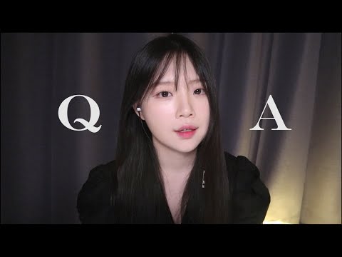 ASMR(Sub✔) Q&A 1탄 (진성공개,촬영 장비,유튜버가 된 계기...) my real voice