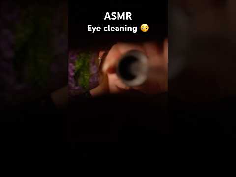 Eye cleaning to make you sleepy 🥱 Mouth sounds asmr 😴