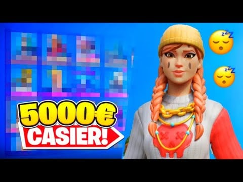 ASMR Français présentation de mon casier FORTNITE (ultra rare) 😴😴 #2