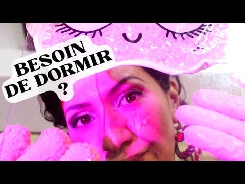 💤 ASMR roleplay - soin du visage spéciale ROSE (avec vitre)
