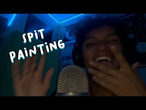 ASMR Spit Painting Mouth Sounds 🎨 + Wet and Dry Mouth Sounds for Sleep!