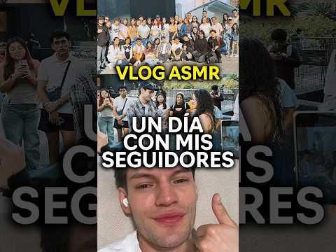 UN DÍA CON MIS SEGUIDORES 💗 EN MÉXICO 🇲🇽 #asmr #shorts #asmrsounds