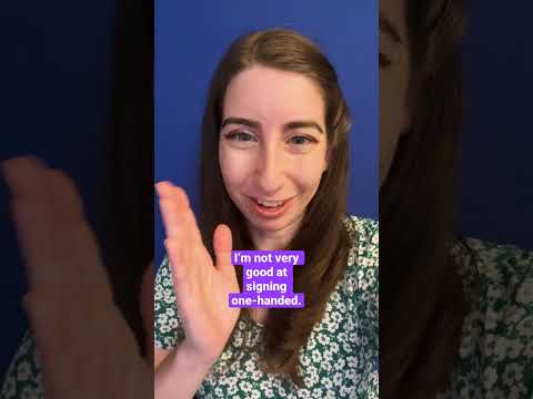 Signing Your Name Full Video Is Out! #asl #shorts #asmr