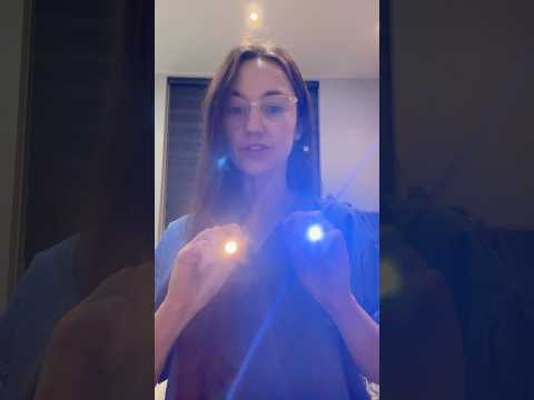 ASMR Light Triggers 🔦 #asmrshorts #asmrlighttriggers #asmrlight #asmreyetest #asmreyeexam