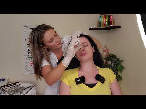 ASMR Professional Face Mapping & Measuring | Sharp or Dull Sensations Tests