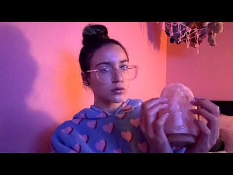 Asmr ~ Fast & Aggressive Salt Lamp Tapping, Scratching, Hand & Mouth Sounds, Minimal Talking, Lofi…