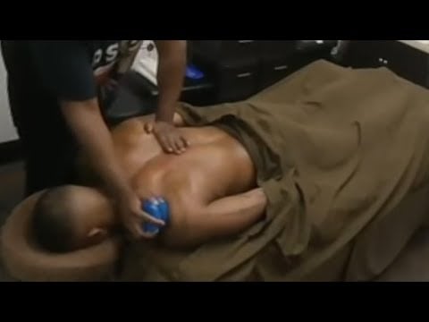 VR180 Clay's Stones and Cupping, Sports Massage for back (Part 3 of 9) Best seen in a VR Headset