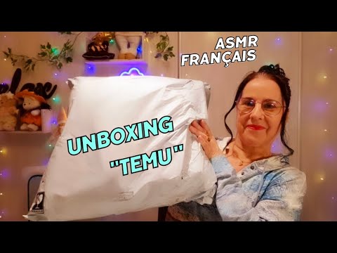 Asmr français, Unboxing " Temu "