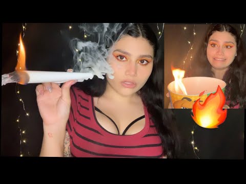 Sonidos con fuego- María ASMR