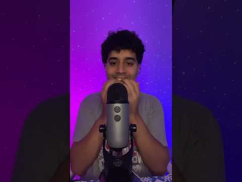 ASMR tapping in teeth
