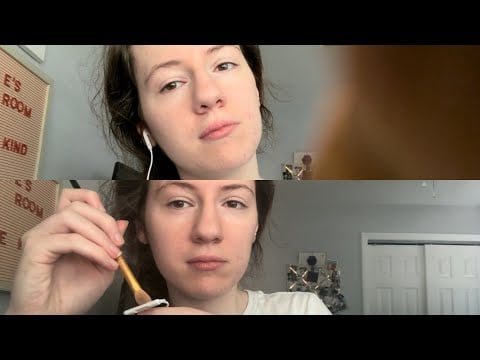 asmr | face brushing + mic brushing! 🖌️ 🎙️(no talking)
