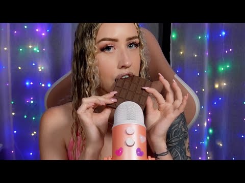 ASMR | 30 Minutes Of Fake Chocolate Eating for Ultimate Relaxation ♡ (Looped)