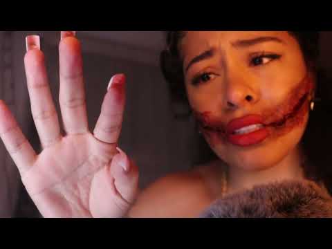 ASMR / TE DOY BESITOS EN TU CARA HALLOWEEN
