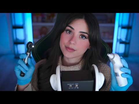 ASMR | Ear Exam, Hearing Test & Ear Cleaning 😴