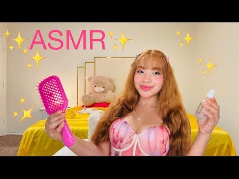 🎙️ASMR🤍Peinado mi cabello 🦋✨