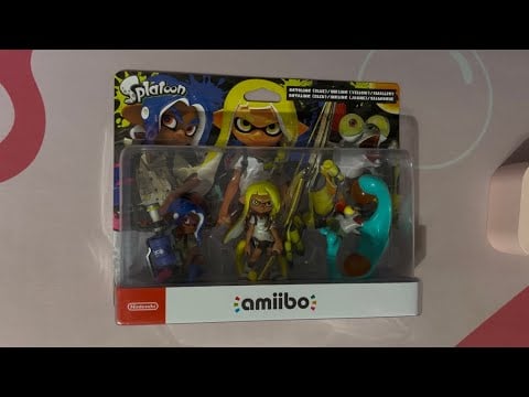 ASMR Tapping On A Splatoon Amiibo Box | No Talking