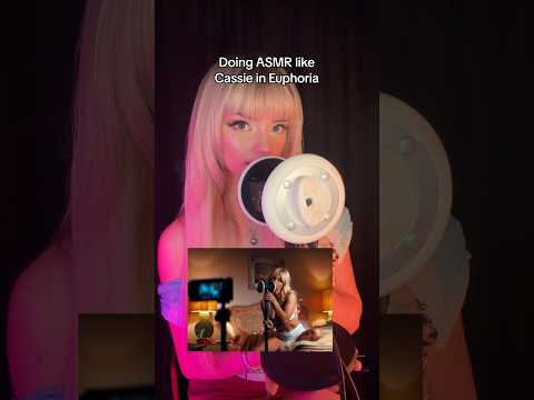 Doing ASMR like Cassie from Euphoria #ASMR #euphoria