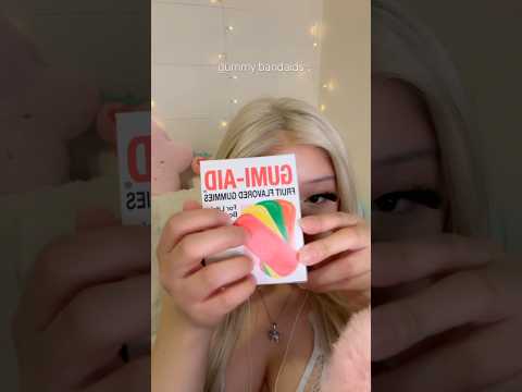 GUMMY BANDAIDS #asmr #mukbang #eatingsounds
