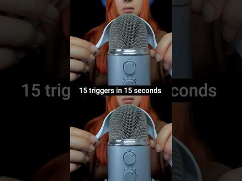 ASMR 15 TRIGGER in 15 SEC #asmr #shorts #shortvideo